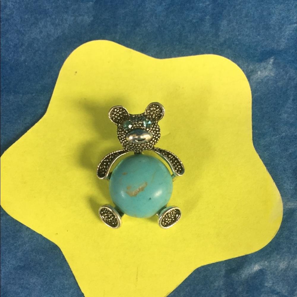 Teddy bear snap button